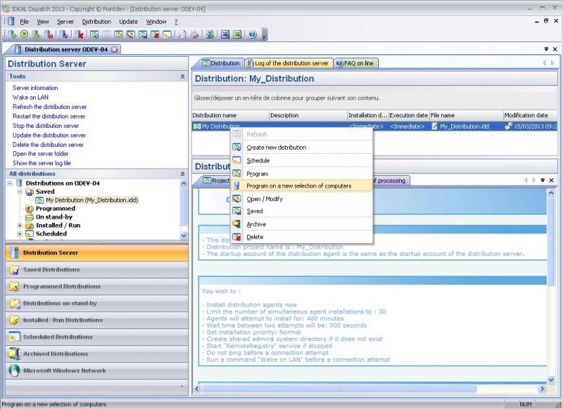 General View of IDEAL Dispatch