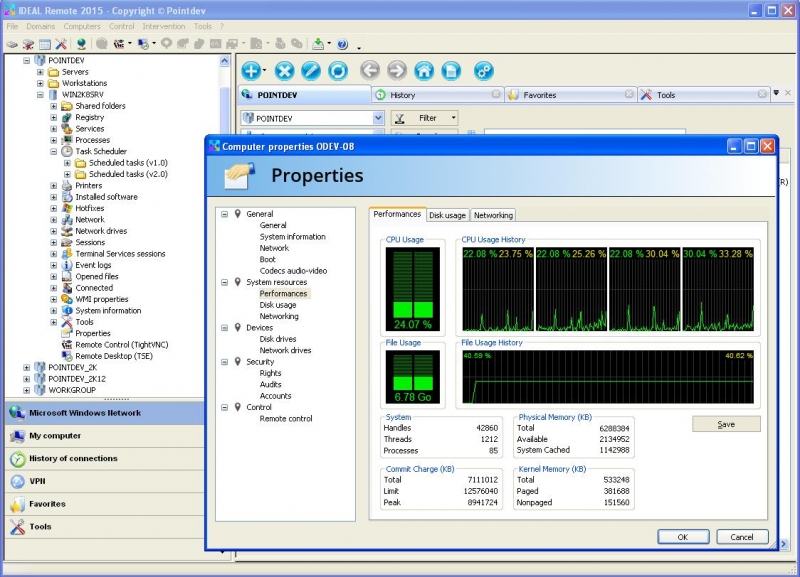 Manage Windows Performances Remotely