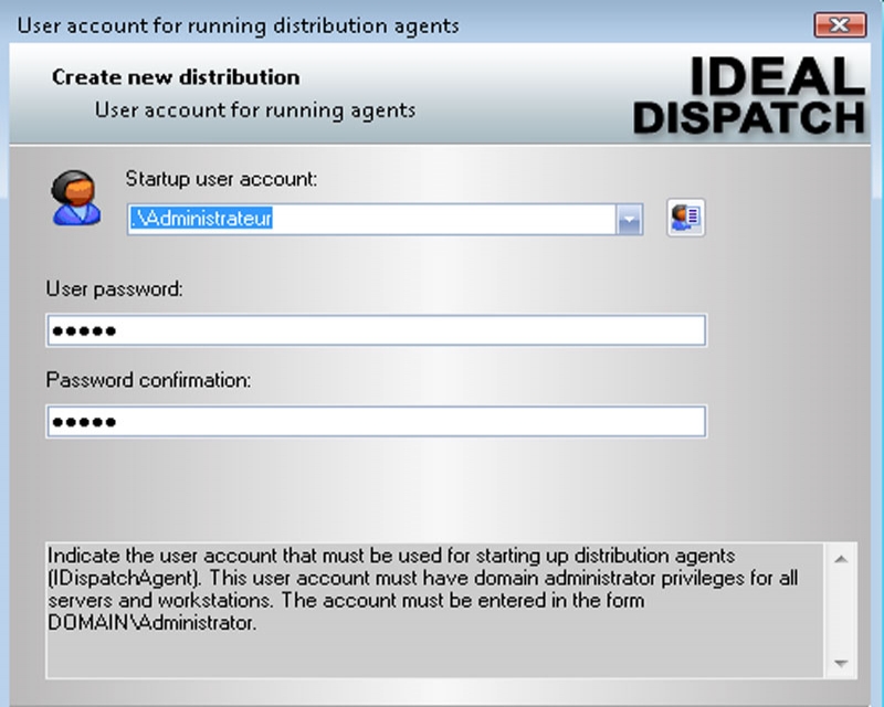 Use our Assistant Wizard to create distributions