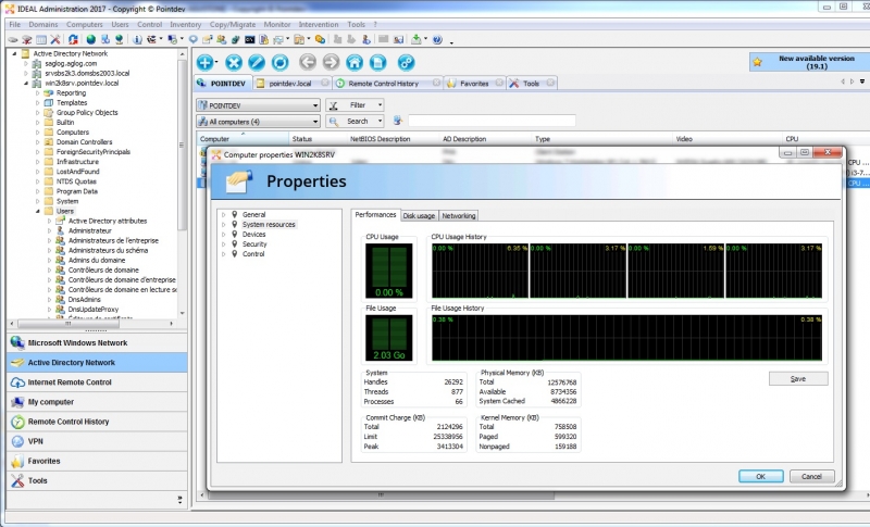 Manage Computer System Performances Remotely