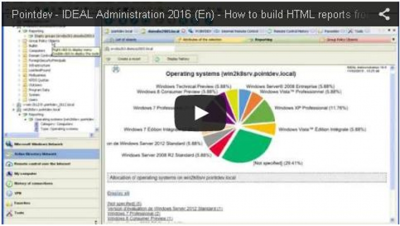 Automatically build HTML reports from Active Directory (2:19)