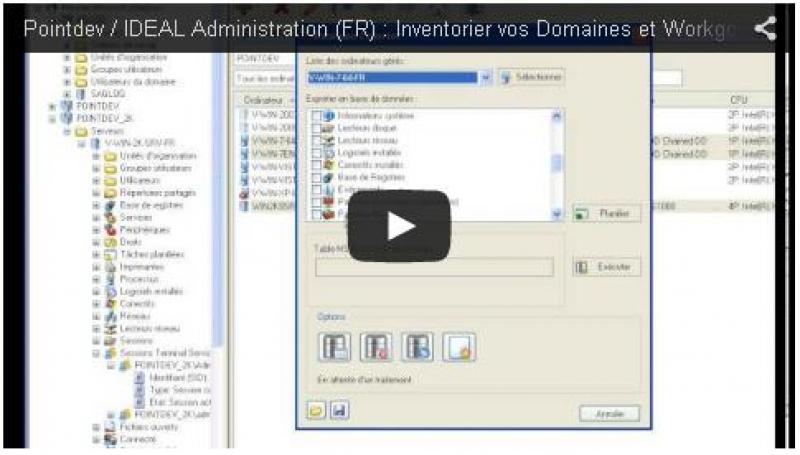 Inventoriez vos domaines Active Directory et Workgroups (0:44)